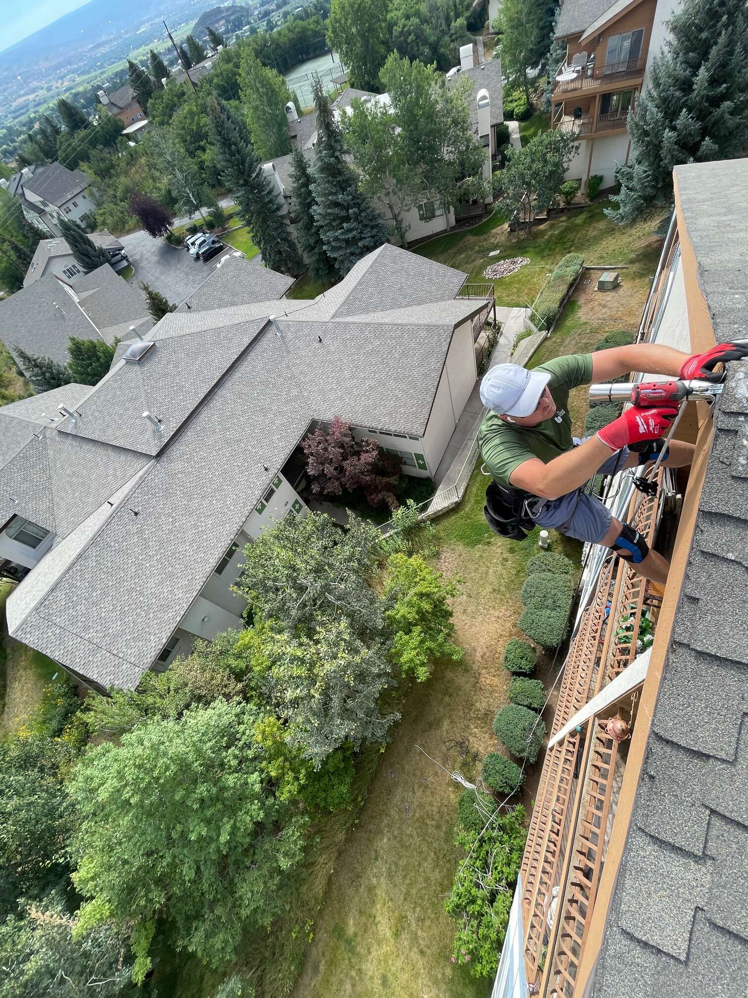 Licensed bat removal technician performing professional bat exclusion in Oak Creek, Colorado